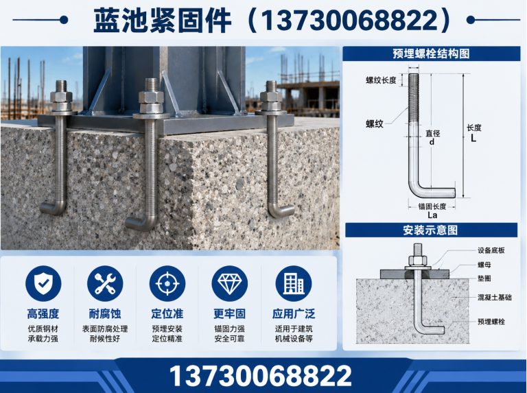 广平县地脚螺栓展示图